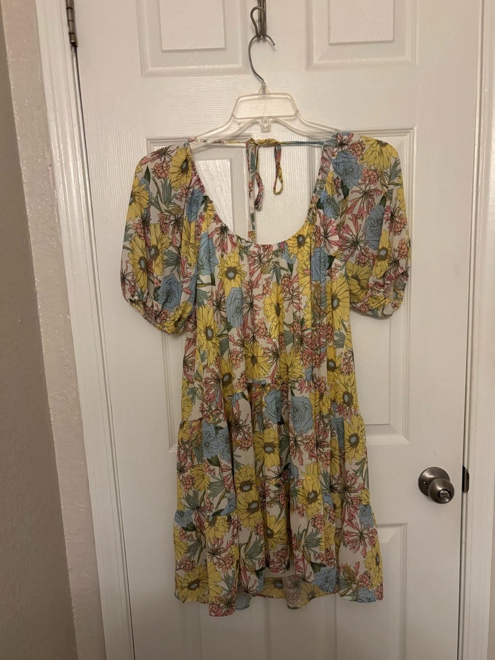 Colorful Floral Dress - Size Medium